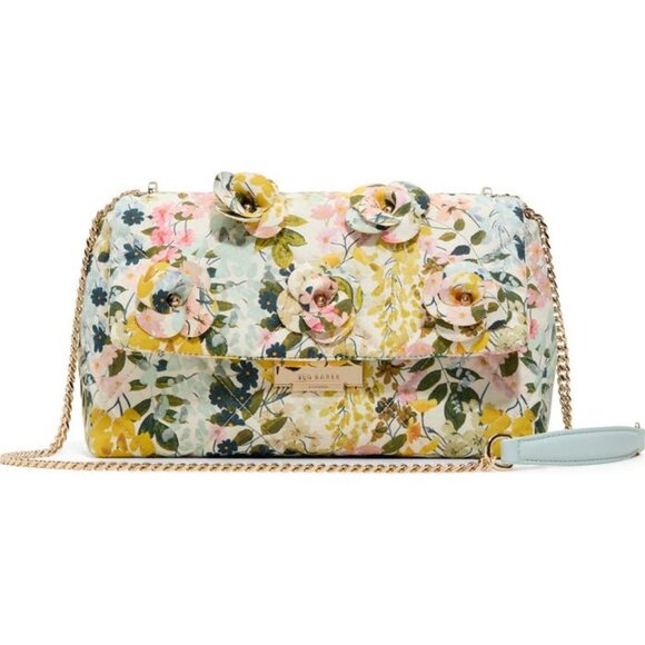 Ted Baker Ginn Marie Cottage Convertible Feminine Floral Crossbody Bag - Picture 3 of 13